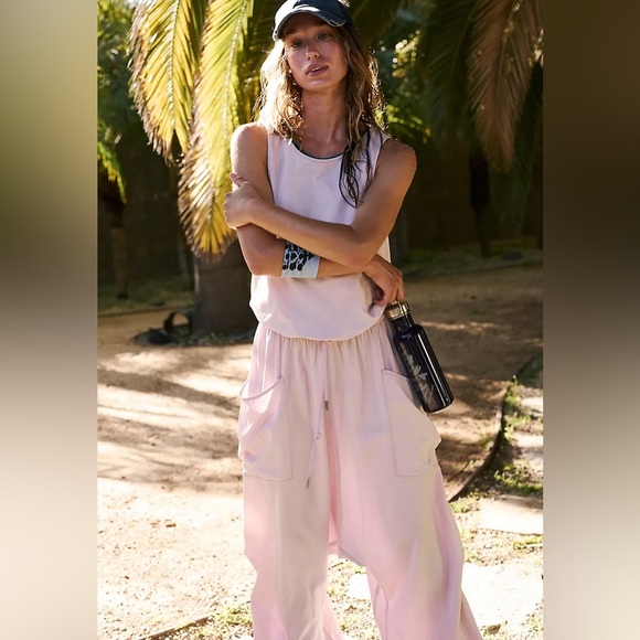 Free People Movement Scrimmage Onesie Faded Mauve XS S - Picture 4 of 6